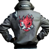 Cyberpunk 2077 Samurai Bomber Leather Jacket